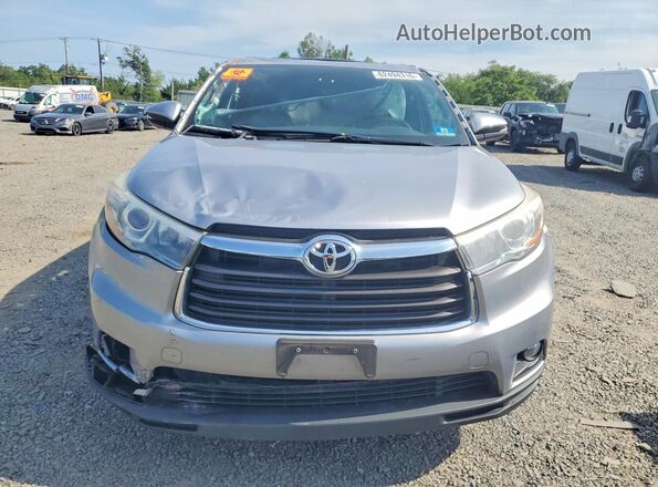 5TDJKRFH5GS504096 2016 TOYOTA HIGHLANDER Silver წინა ხედი