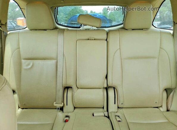 5TDJKRFH7GS318530 2016 TOYOTA HIGHLANDER Gold Vista de los asientos traseros