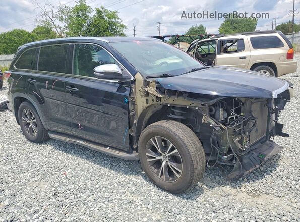 5TDJKRFH8GS310288 2016 TOYOTA HIGHLANDER Черный Передняя правая четверть
