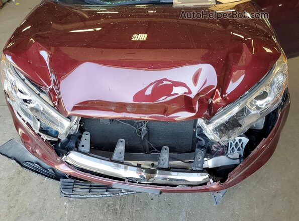 5TDJKRFHXGS255424 2016 TOYOTA HIGHLANDER Burgundy ძრავის განყოფილების ხედი