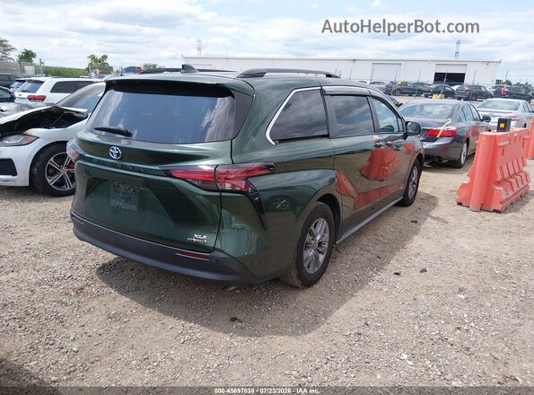 5TDJRKEC0MS071100 2021 TOYOTA SIENNA Green უკანა მარჯვენა