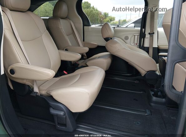5TDJRKEC0MS071100 2021 TOYOTA SIENNA Green VIN კოდის სტიკერის ხედი