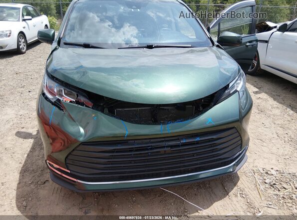 5TDJRKEC0MS071100 2021 TOYOTA SIENNA Green წინა ხედი