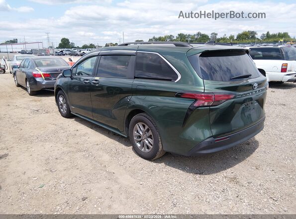 5TDJRKEC0MS071100 2021 TOYOTA SIENNA Green უკანა მარცხენა
