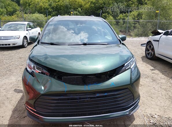 5TDJRKEC0MS071100 2021 TOYOTA SIENNA Green ხელსაწყოთა პანელის ხედი