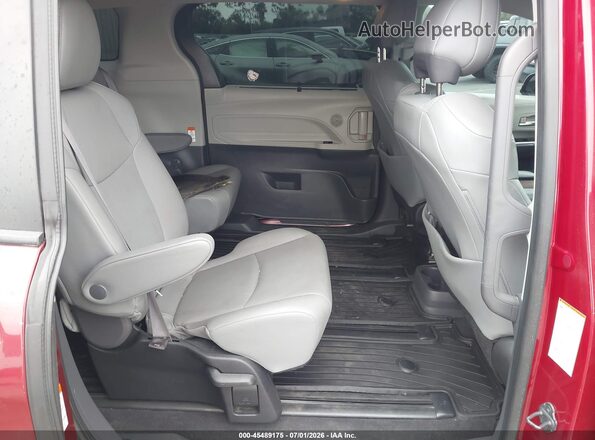 5TDJRKEC0NS080252 2022 TOYOTA SIENNA Красный Вид наклейки с VIN-кодом
