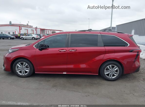 5TDJRKEC0NS080252 2022 TOYOTA SIENNA Красный Панорамный вид салона 360°