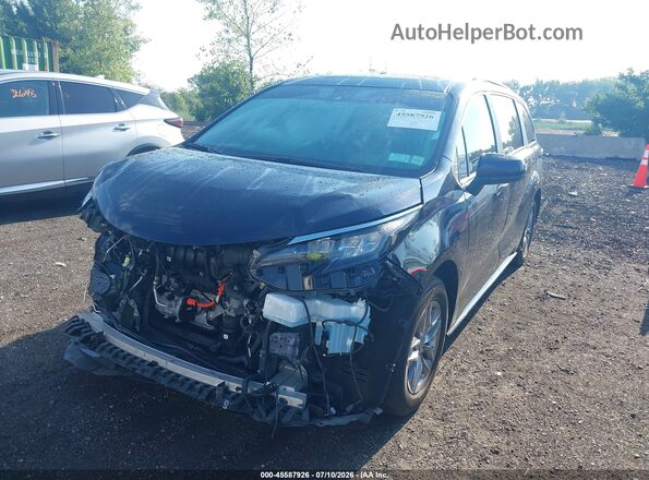 5TDJRKEC1SS239548 2025 TOYOTA SIENNA Black Դիմացի տեսք