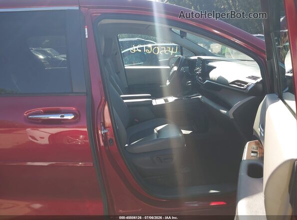 5TDJRKEC2MS055187 2021 TOYOTA SIENNA Red Вид салону спереду