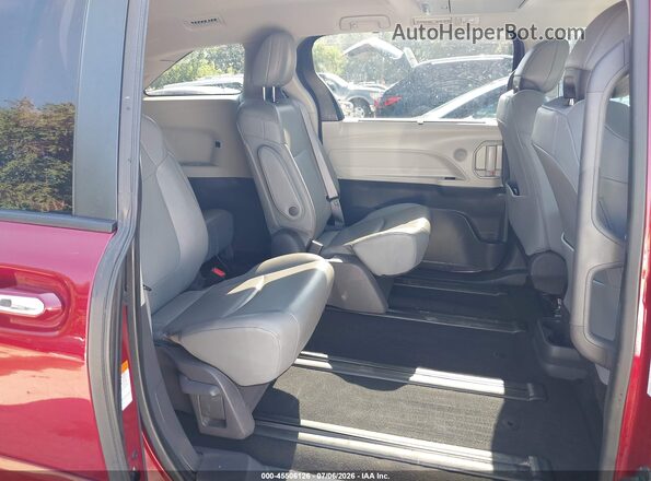 5TDJRKEC2MS055187 2021 TOYOTA SIENNA Red Вид наклейки з VIN-кодом