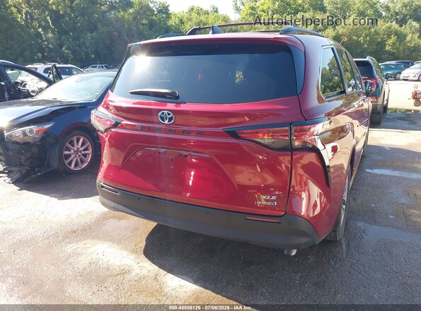 5TDJRKEC2MS055187 2021 TOYOTA SIENNA Red 