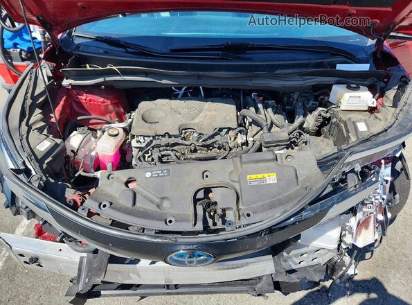 5TDJRKEC2NS089809 2022 TOYOTA SIENNA Red Engine compartment view