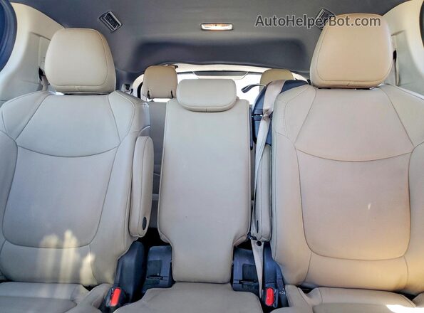 5TDJRKEC2NS090166 2022 TOYOTA SIENNA Brown Rear seats view