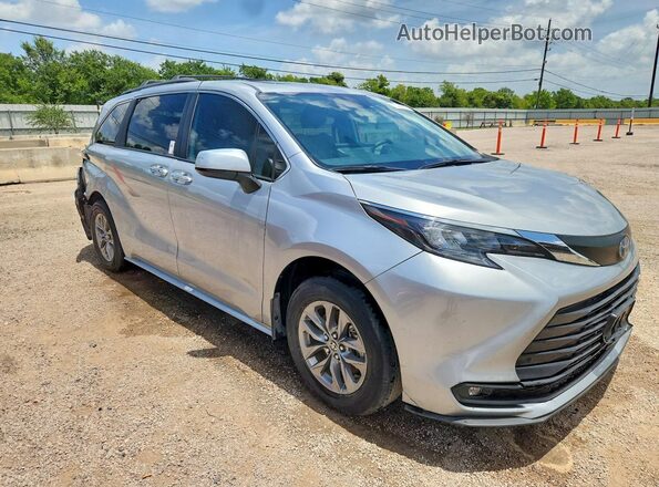 5TDJRKEC2SS275684 2025 TOYOTA SIENNA Gray Առջևի աջ