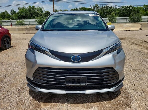 5TDJRKEC2SS275684 2025 TOYOTA SIENNA Gray Դիմացի տեսք