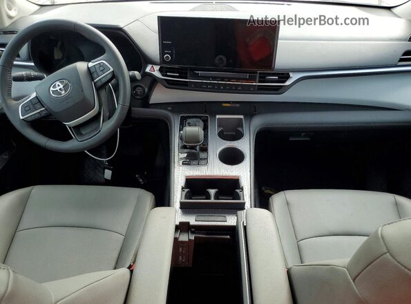 5TDJRKEC2SS275684 2025 TOYOTA SIENNA Gray Առջևի վահանակի տեսք