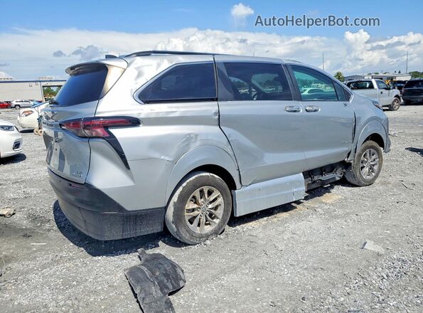 5TDJRKEC3SS267254 2025 TOYOTA SIENNA Silver Tył prawy
