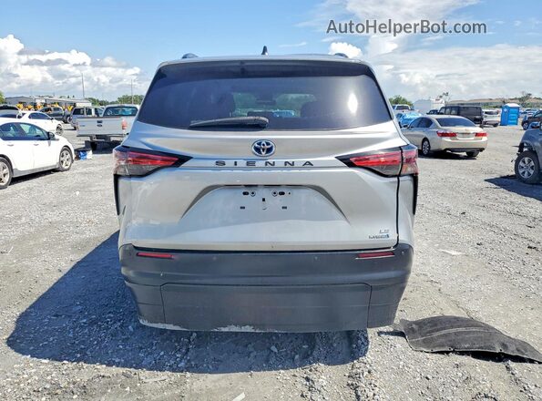 5TDJRKEC3SS267254 2025 TOYOTA SIENNA Silver Widok z tyłu
