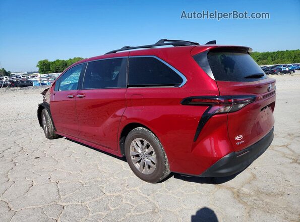 5TDJRKEC3SS288105 2025 TOYOTA SIENNA Red Tył lewy