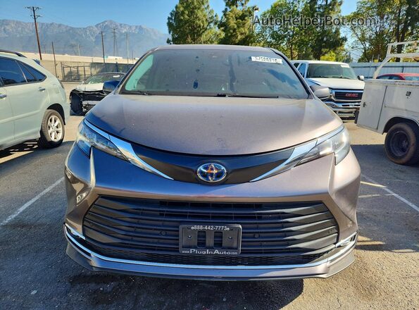 5TDJRKEC4NS098012 2022 TOYOTA SIENNA Серый Вид спереди