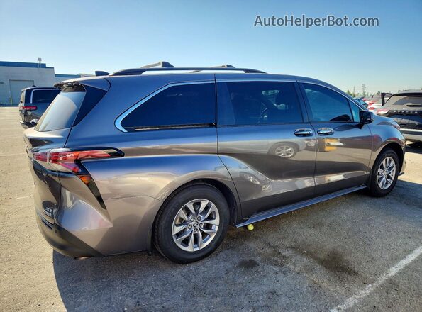 5TDJRKEC4NS098012 2022 TOYOTA SIENNA Серый Задняя правая четверть