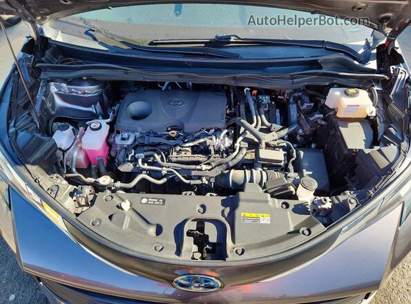 5TDJRKEC4NS098012 2022 TOYOTA SIENNA Серый Вид подкапотного пространства