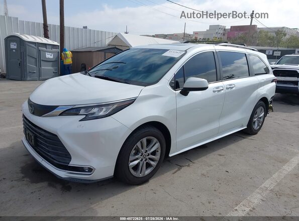 5TDJRKEC4NS113804 2022 TOYOTA SIENNA Белый Передняя левая четверть