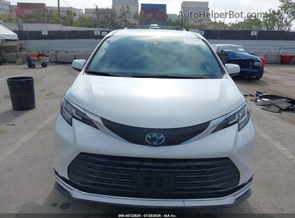 5TDJRKEC4NS113804 2022 TOYOTA SIENNA Белый Вид задней части салона