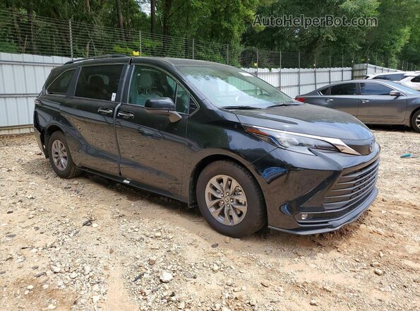 5TDJRKEC4SS244663 2025 TOYOTA SIENNA Black Przód prawy