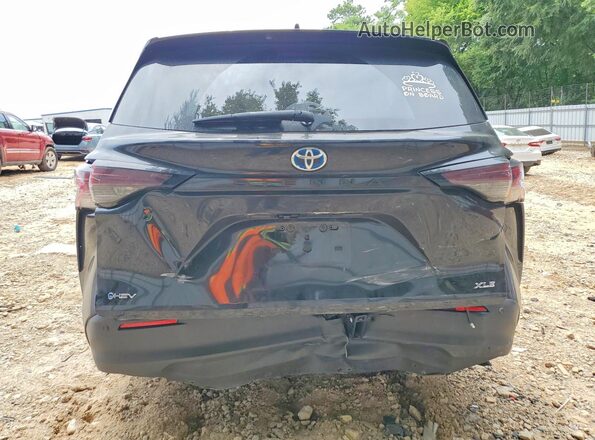 5TDJRKEC4SS244663 2025 TOYOTA SIENNA Black Widok z tyłu