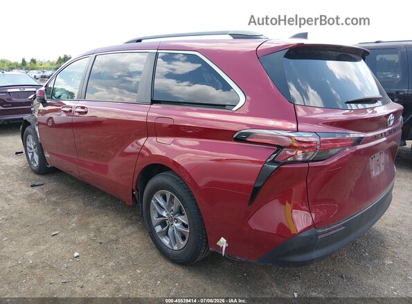 5TDJRKEC5MS032888 2021 TOYOTA SIENNA Red Հետևի ձախ