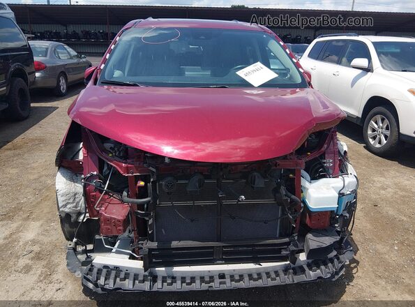 5TDJRKEC5MS032888 2021 TOYOTA SIENNA Red Սարքավորումների վահանակի տեսք