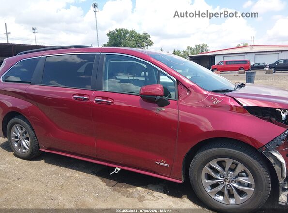 5TDJRKEC5MS032888 2021 TOYOTA SIENNA Red Սալոնի հետևի տեսք