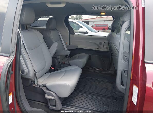 5TDJRKEC5MS032888 2021 TOYOTA SIENNA Red VIN կոդի պիտակի տեսք