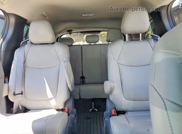 5TDJRKEC6SS236550 2025 TOYOTA SIENNA White უკანა სავარძლების ხედი