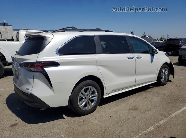 5TDJRKEC6SS236550 2025 TOYOTA SIENNA White უკანა მარჯვენა