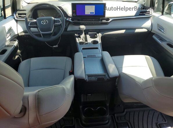 5TDJRKEC6SS236550 2025 TOYOTA SIENNA White წინა პანელის ხედი