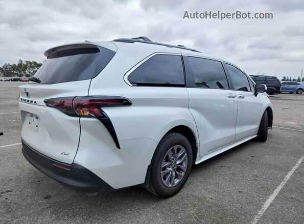 5TDJRKEC7SS286017 2025 TOYOTA SIENNA White Rear right