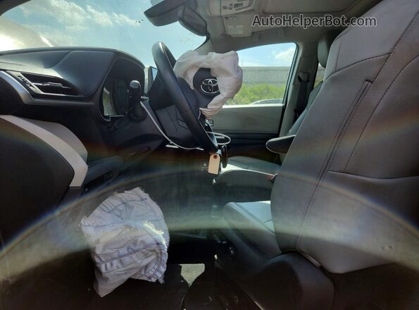 5TDJRKEC8NS123042 2022 TOYOTA SIENNA Gray წინა სალონის ხედი