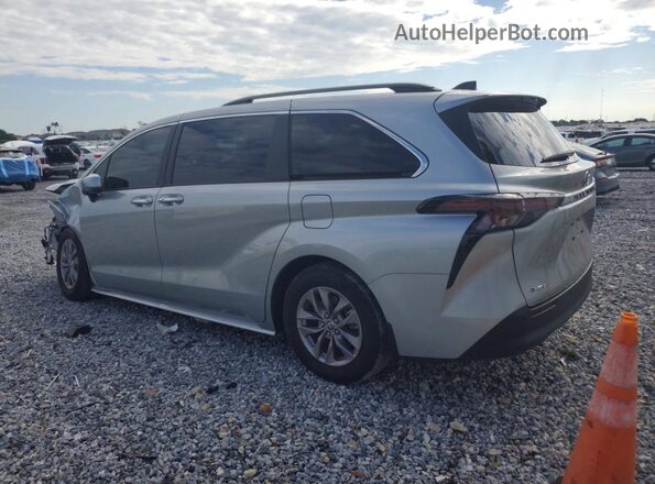 5TDJRKEC8SS269050 2025 TOYOTA SIENNA Silver Հետևի ձախ