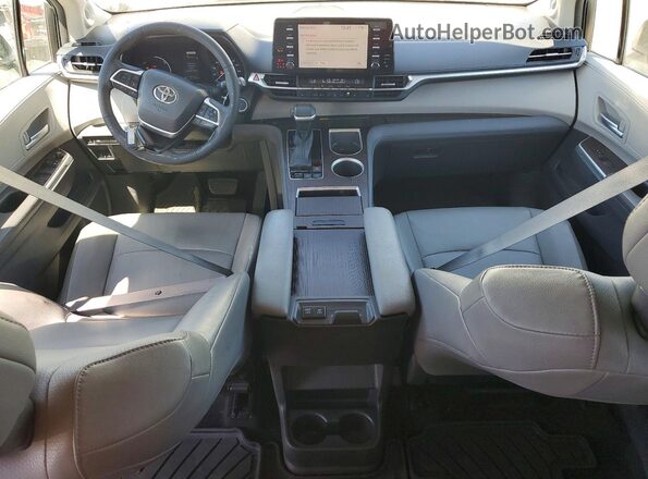 5TDJRKECXMS058130 2021 TOYOTA SIENNA White Вид панелі приладів
