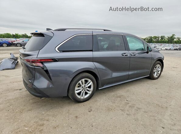 5TDJSKFC0SS173853 2025 TOYOTA SIENNA Gray Tył prawy