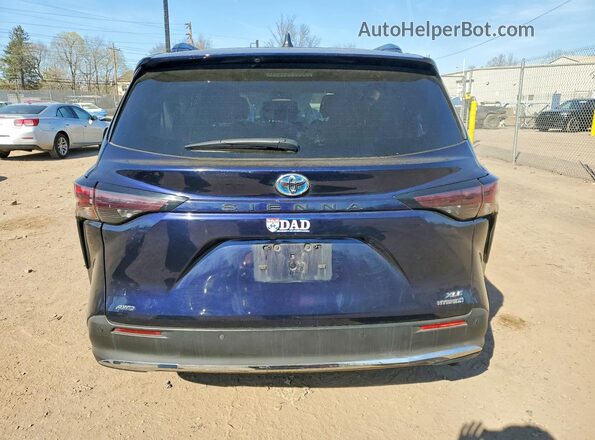 5TDJSKFC2PS106405 2023 TOYOTA SIENNA Blue Rear view