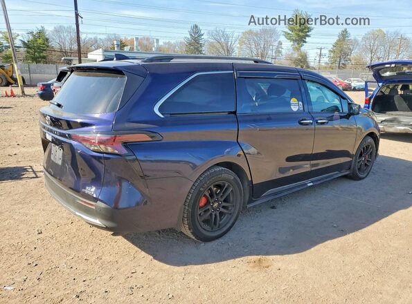 5TDJSKFC2PS106405 2023 TOYOTA SIENNA Blue Rear right