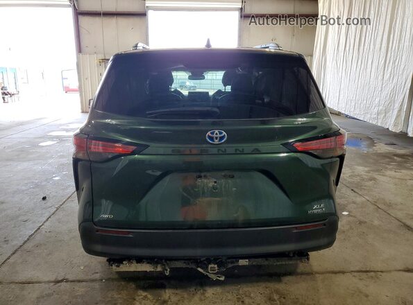 5TDJSKFC3MS035484 2021 TOYOTA SIENNA Green უკანა ხედი