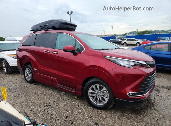 5TDJSKFC3PS095298 2023 TOYOTA SIENNA Red წინა მარჯვენა