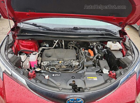 5TDJSKFC3PS095298 2023 TOYOTA SIENNA Red ძრავის განყოფილების ხედი