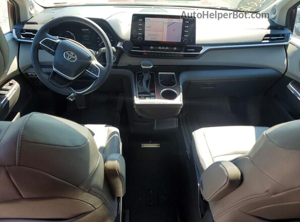 5TDJSKFC3PS095298 2023 TOYOTA SIENNA Red წინა პანელის ხედი