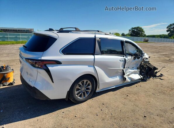 5TDJSKFC3SS181073 2025 TOYOTA SIENNA Белый Задняя правая четверть