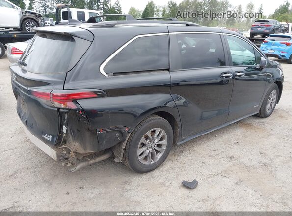 5TDJSKFC4MS018449 2021 TOYOTA SIENNA Black Tył prawy
